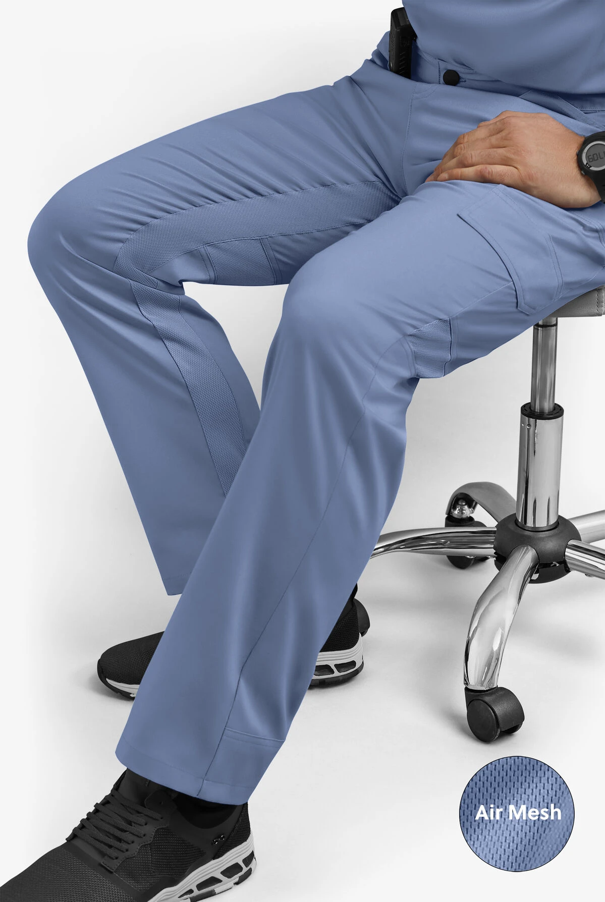 UA Advantage STRETCH Men's 7-Pocket Air-Mesh Scrub Pants 2 UA Advantage STRETCH Men's 7-Pocket Air-Mesh Scrub Pants - Image 2