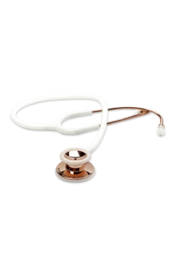 ADC Adscope 603 Clinician Rose Gold/ White Stainless Steel Stethoscope