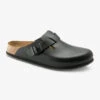 Birkenstock Unisex Boston Super Grip Black Clogs