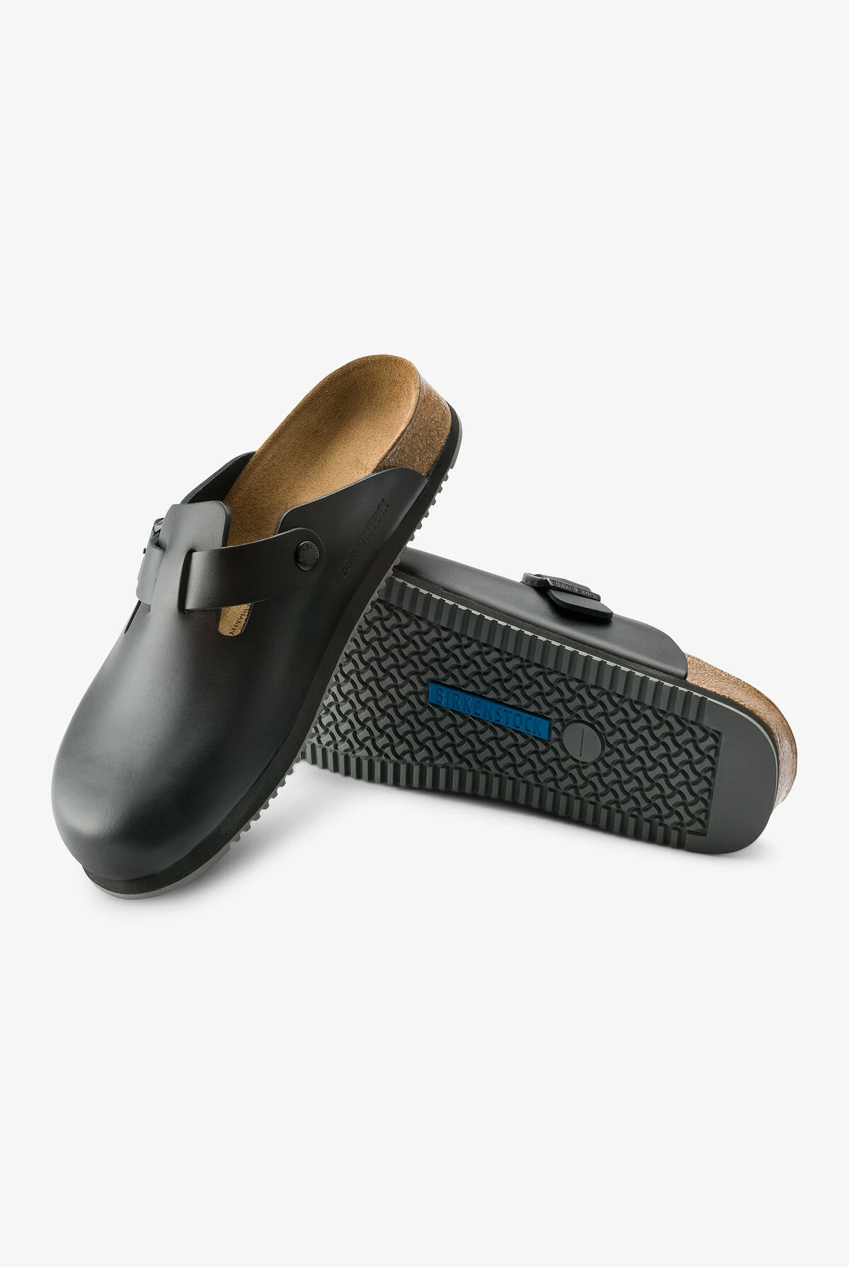 Birkenstock Unisex Boston Super Grip Black Clogs 3 Birkenstock Unisex Boston Super Grip Black Clogs - Image 3