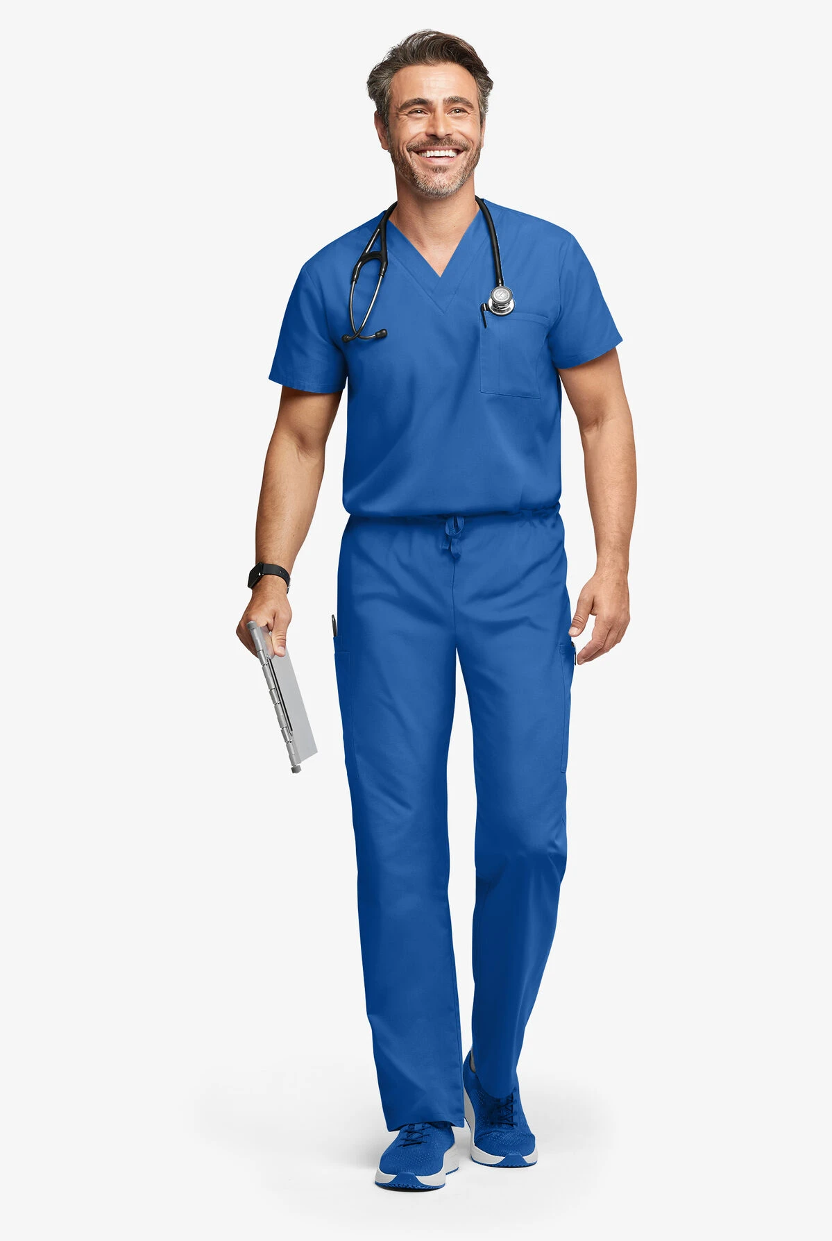 Butter-Soft Originals Unisex 2-Pocket V-Neck Scrub Top 4 Butter-Soft Originals Unisex 2-Pocket V-Neck Scrub Top - Image 4