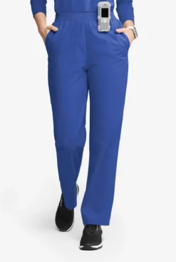 Butter-Soft Originals Women's 2-Pocket High Waist Straight Leg Scrub Pants