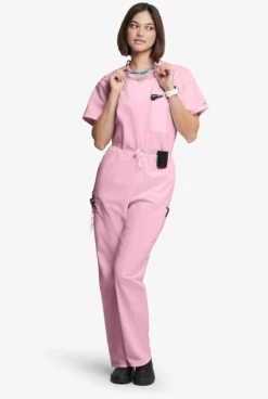 Butter-Soft Originals Unisex 4-Pocket Drawstring Relaxed Straight Leg Scrub Pants -Uniform Store BSN1331 100623 BLUSH 4