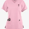 Butter-Soft Originals Women's 7-Pocket Curved V-Neck Scrub Top