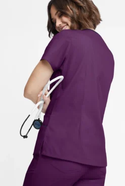 Butter-Soft Originals Women's 4-Pocket Asymmetrical Neck Scrub Top -Uniform Store BSN1658C 101723 EGGNA 3