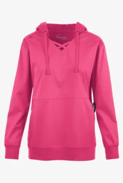 UA Butter-soft STRETCH Women's 4-Pocket Pullover Scrub Hoodie