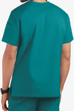 UA Butter-Soft STRETCH Men's 4-Pocket V-Neck Scrub Top -Uniform Store BSS577 TEAL 4