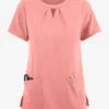 Easy STRETCH By Butter-Soft™ Salma Women’s 3-Pocket Keyhole Neck Scrub Top