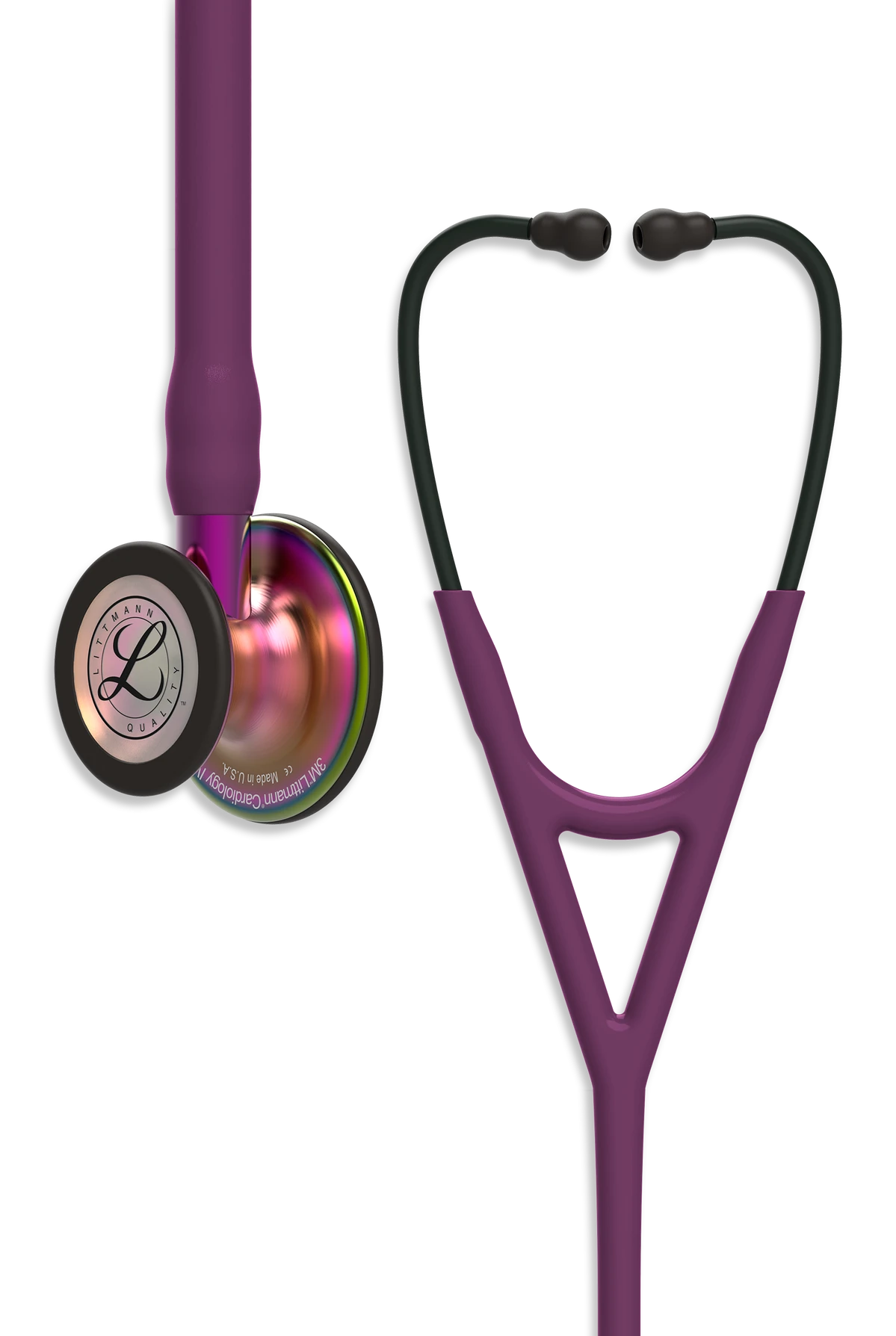 Littmann Cardiology IV Rainbow Finish Plum Tube 2 Littmann Cardiology IV Rainbow Finish Plum Tube - Image 2