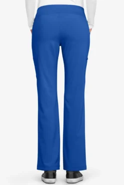 Cherokee Iflex Women's 6-Pocket STRETCH Knit Waistband Cargo Scrub Pants - Petite -Uniform Store CK002 ROYAL 4 1