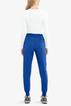 Cherokee Iflex Women's 7-Pocket STRETCH Knit Waistband Cargo Jogger Scrub Pants -Uniform Store CK1111 101723 ROYAL 4