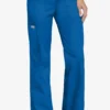 Cherokee Workwear Women's 4-Pocket Low-Rise Drawstring Cargo Scrub Pants - Petite