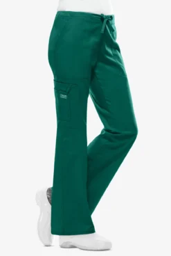 Cherokee Workwear Core STRETCH Women's 4-Pocket Cargo Scrub Pants - Tall -Uniform Store CK4044 HUNTE 4 S