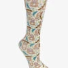 Cutieful Hanging Out Women's 10-18 MmHg Wide Light Compression Socks