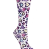 Cutieful Leopard Hearts Women's 10-18 MmHg Wide Light Compression Socks