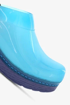 Dansko Professional Blue Translucent Nursing Clogs -Uniform Store DANSKBLTR 092023 BLUE 3 HV