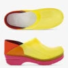 Dansko Professional Yellow Translucent Nursing Clogs