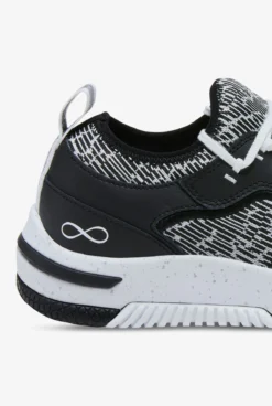 Infinity By Cherokee Women's Dart White/Black Athletic Lace Up Nursing Shoes -Uniform Store DARTWEBK 092523 BLACK 4