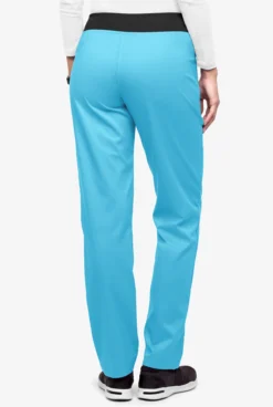 UA Flex2 Women's 3-Pocket Straight Leg Yoga STRETCH Scrub Pants - Tall -Uniform Store F2891 TURBL 4
