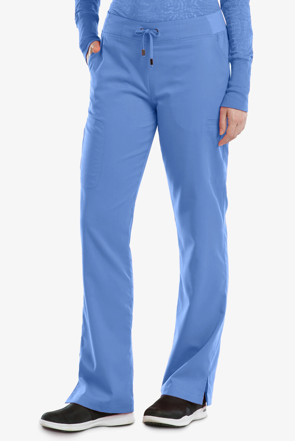 Grey's Anatomy™ By Barco Mia Women's 6-Pocket Straight Leg Cargo Scrub Pants - Petite 1 Grey's Anatomy™ By Barco Mia Women's 6-Pocket Straight Leg Cargo Scrub Pants - Petite