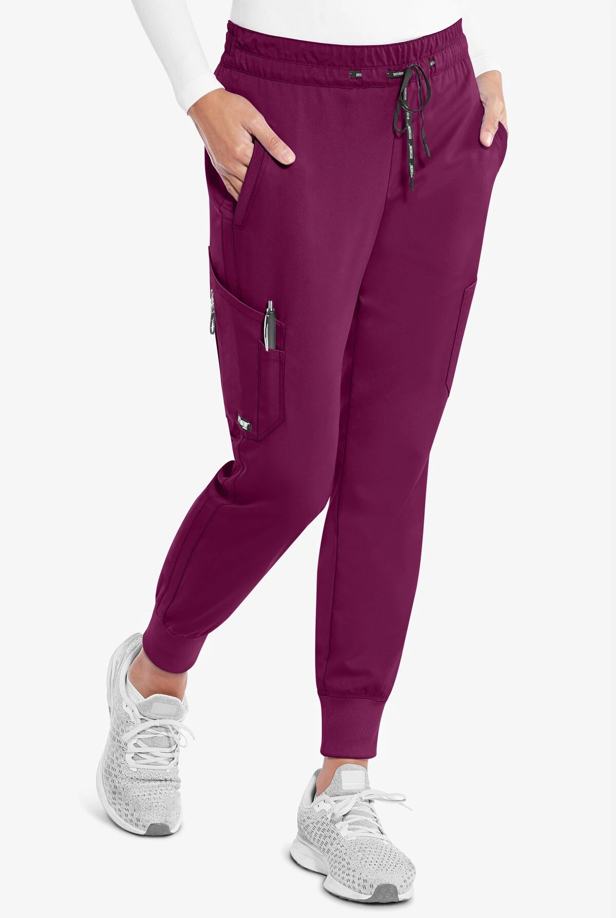 Grey's Anatomy™ By Barco Kira Women's 5-Pocket Double Cargo Knit Cuff Jogger Scrub Pants - Petite 1 Grey's Anatomy™ By Barco Kira Women's 5-Pocket Double Cargo Knit Cuff Jogger Scrub Pants - Petite