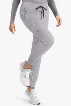 Grey's Anatomy™ By Barco Spandex STRETCH Eden Women's 5-Pocket Cargo Jogger Scrub Pants - Petite -Uniform Store GRS537 MOONS 6