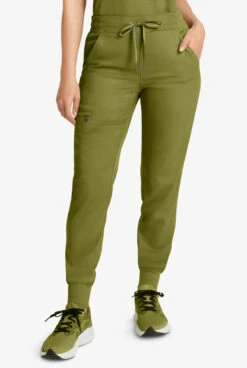 Healing Hands Limited Edition Tate Alligator Print Women's 5-Pocket STRETCH Jogger Scrub Pants