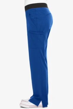 HH Works By Healing Hands Rachel Women's 7-Pocket STRETCH Elastic Waist Scrub Pants - Petite -Uniform Store HE9500 ROYAL 6