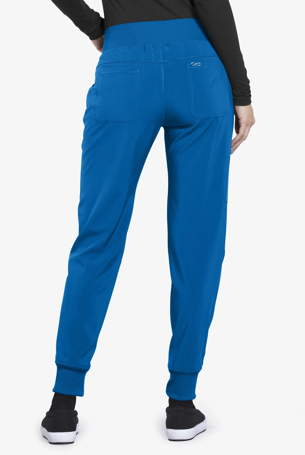 Cherokee Infinity Women's 5-Pocket STRETCH Tapered Jogger Cargo Scrub Pants - Tall 2 Cherokee Infinity Women's 5-Pocket STRETCH Tapered Jogger Cargo Scrub Pants - Tall - Image 2