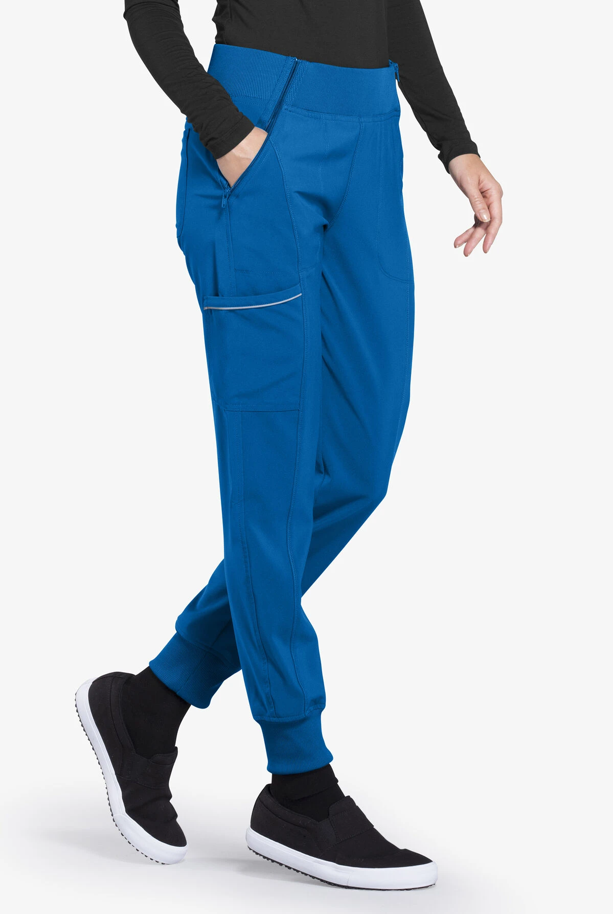 Cherokee Infinity Women's 5-Pocket STRETCH Tapered Jogger Cargo Scrub Pants - Tall 3 Cherokee Infinity Women's 5-Pocket STRETCH Tapered Jogger Cargo Scrub Pants - Tall - Image 3