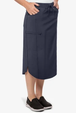 Cherokee Infinity Women's 5-Pocket STRETCH Cargo Scrub Skirt