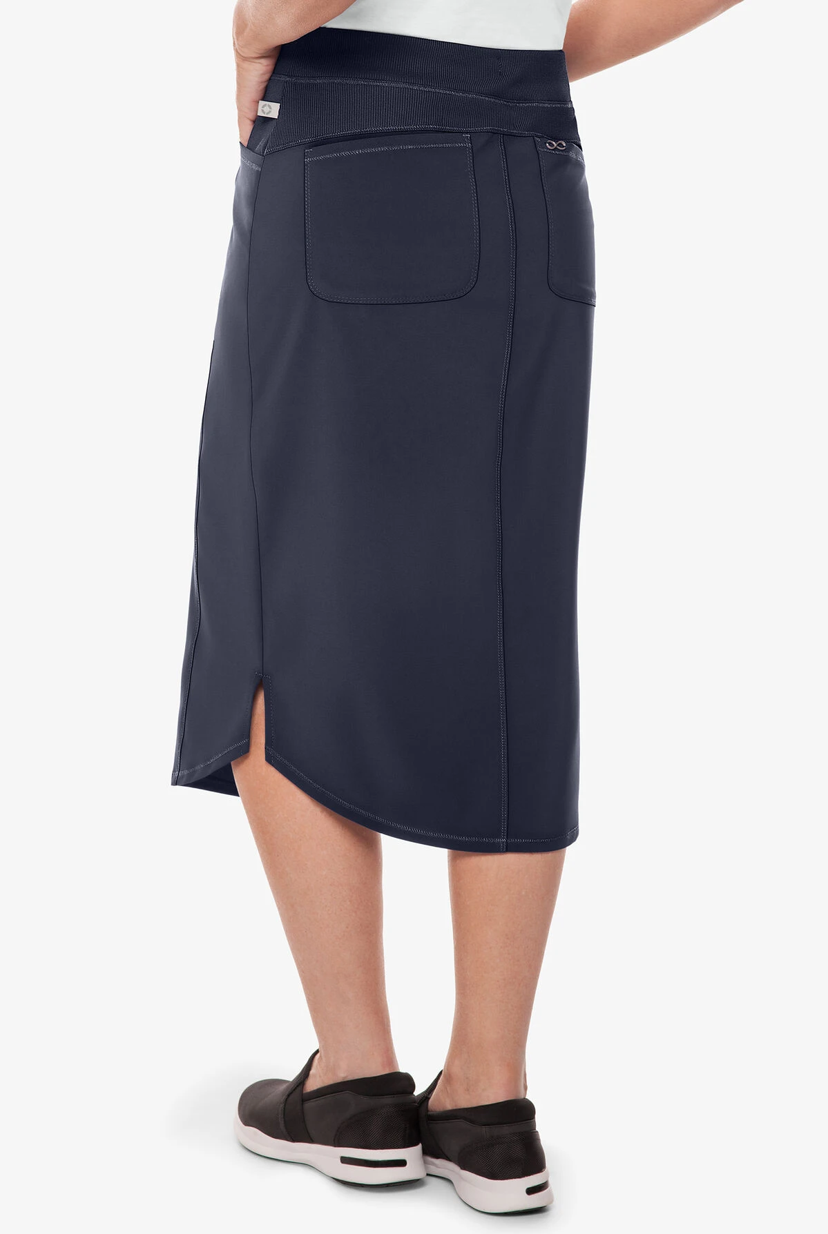 Cherokee Infinity Women's 5-Pocket STRETCH Cargo Scrub Skirt 2 Cherokee Infinity Women's 5-Pocket STRETCH Cargo Scrub Skirt - Image 2