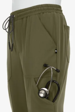 Koi Next Gen Good Vibe Women's 7-Pocket STRETCH Jogger Scrub Pants - Petite 5 Koi Next Gen Good Vibe Women's 7-Pocket STRETCH Jogger Scrub Pants - Petite -Uniform Store K740 OLIVE 3