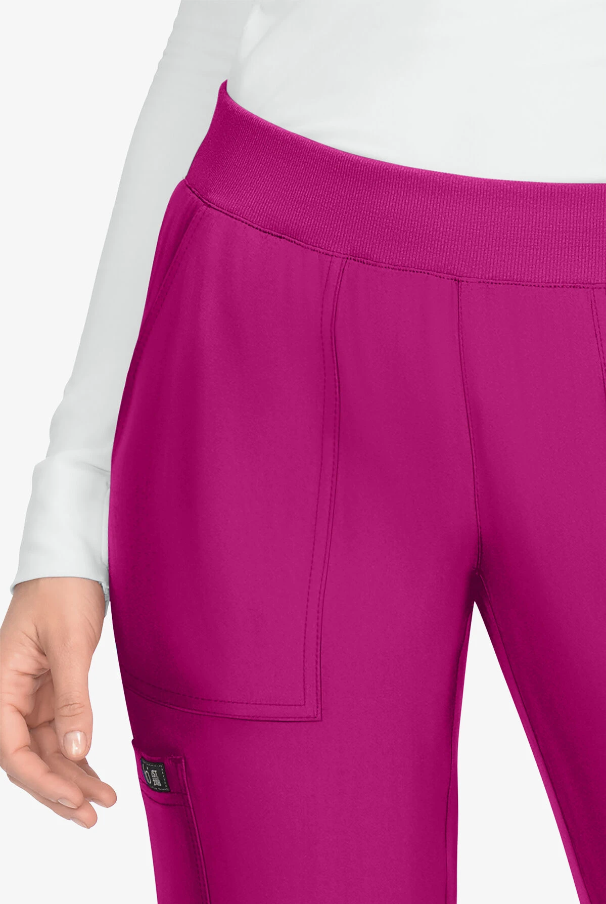 Koi Basics Caroline Women's 5-Pocket STRETCH Scrub Pants - Petite 2 Koi Basics Caroline Women's 5-Pocket STRETCH Scrub Pants - Petite - Image 2