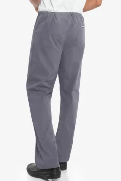 Landau Unisex 1-Pocket Drawstring Scrub Pants - Short -Uniform Store L7602 STEEL 4