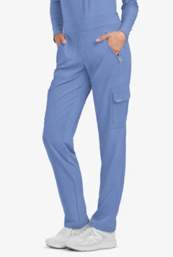 Lauderdale By UA Datura Women's 6-Pocket Cargo STRETCH Scrub Pants - Petite -Uniform Store LD279 CEIL 5 S 1