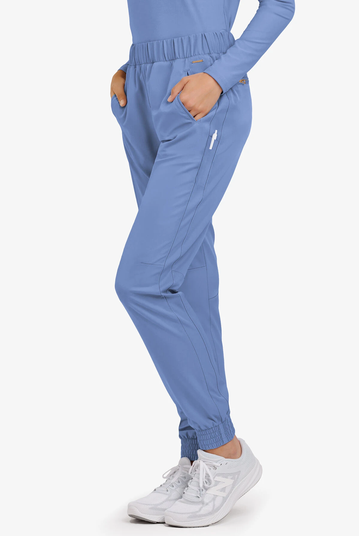 Lauderdale By UA Navona Women's 6-Pocket Jogger STRETCH Scrub Pants - Petite 1 Lauderdale By UA Navona Women's 6-Pocket Jogger STRETCH Scrub Pants - Petite