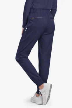 Lauderdale By UA Navona Women's 6-Pocket Jogger STRETCH Scrub Pants -Uniform Store LD593 NAVY 4