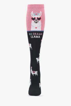 Nurse Mates No Drama Llama Women's 12-14 MmHg Light Compression Socks