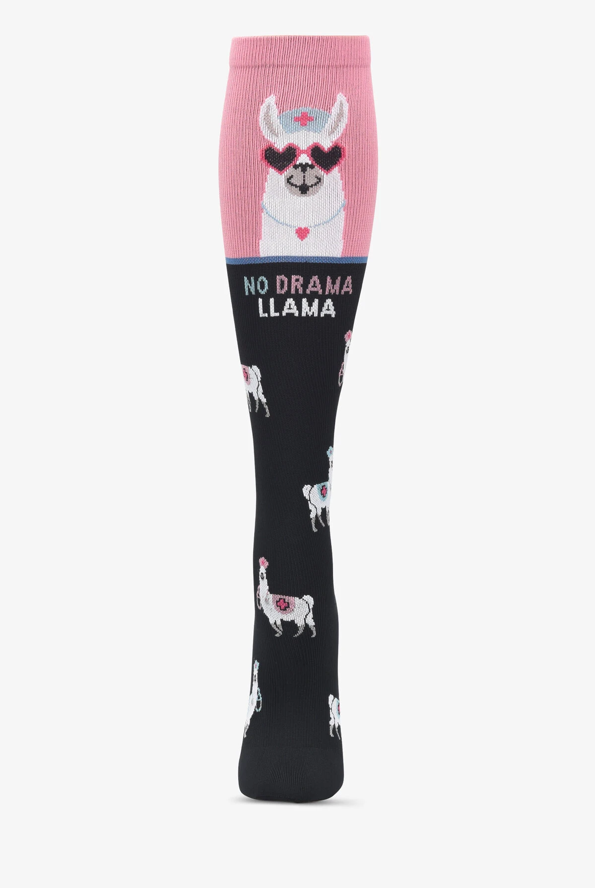 Nurse Mates No Drama Llama Women's 12-14 MmHg Light Compression Socks 1 Nurse Mates No Drama Llama Women's 12-14 MmHg Light Compression Socks