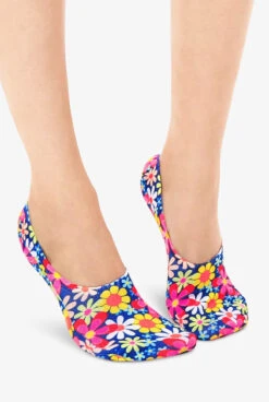 Living Royal Retro Flower Women's No-Show Socks