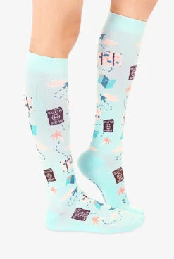 Living Royal Travel Women's 15-20 MmHg Moderate Compression Socks -Uniform Store LRTRAVEL 101623 3