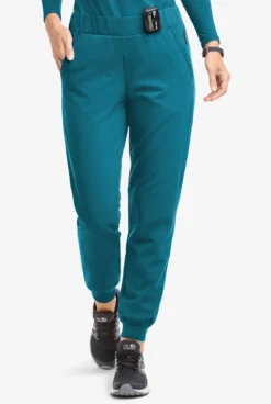 MOVEMENT By Butter-Soft Vega Women's 5-Pocket Flat Front Jogger STRETCH Scrub Pants - Petite