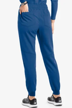 MOVEMENT By Butter-Soft Vega Women's 5-Pocket Flat Front Jogger STRETCH Scrub Pants - Tall -Uniform Store MBS269 ROYAL 4