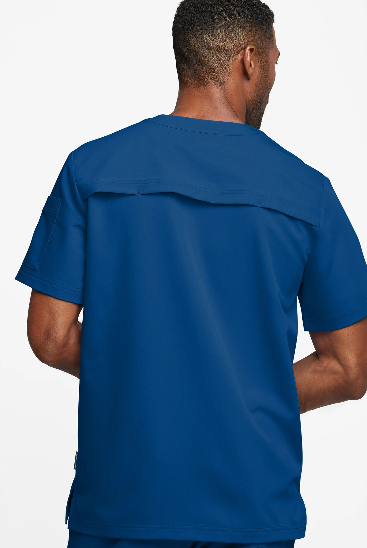 MOVEMENT By Butter-Soft Eclipse Men's 4-Pocket Short Sleeve Henley Scrub Top 3 MOVEMENT By Butter-Soft Eclipse Men's 4-Pocket Short Sleeve Henley Scrub Top - Image 3