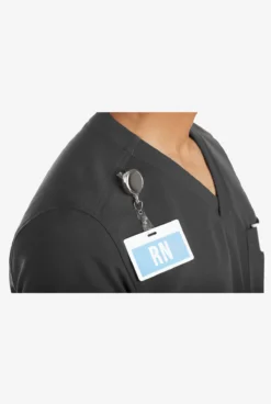 MOVEMENT By Butter-Soft Altair Men's 2-Pocket V-Neck STRETCH Scrub Top -Uniform Store MBS377 PEWTE 5