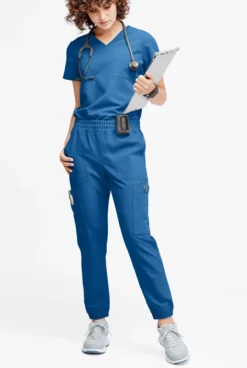 Movement By Butter-Soft Cephei Women's 11-Pocket Jogger Scrub Pants 7 Movement By Butter-Soft Cephei Women's 11-Pocket Jogger Scrub Pants -Uniform Store MBS395 ROYAL 4 HV