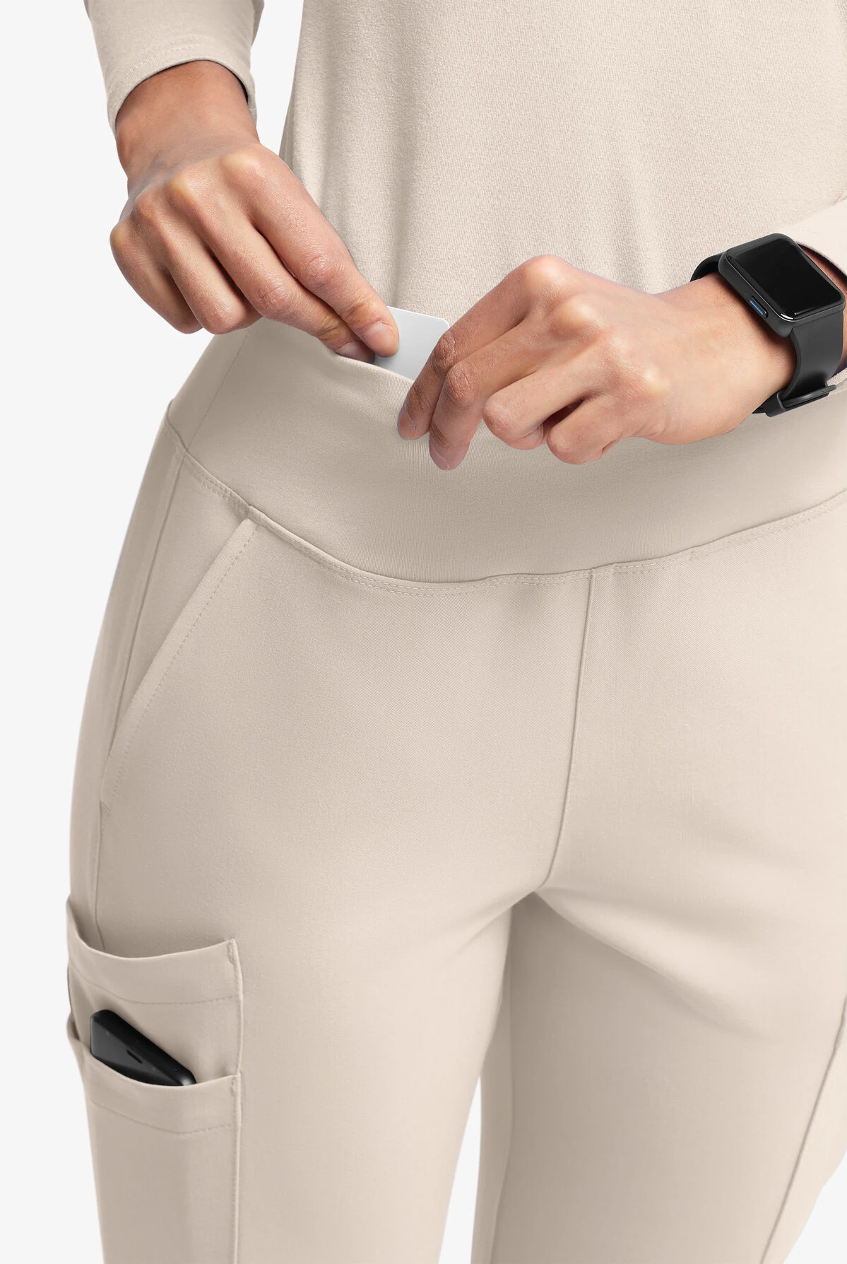 Movement By Butter-Soft Carina Women’s 7-Pocket Skinny Yoga Inspired Scrub Pant - Petite 3 Movement By Butter-Soft Carina Women’s 7-Pocket Skinny Yoga Inspired Scrub Pant - Petite - Image 3