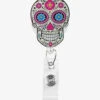 Outside The Box Sugar Skull Acrylic ID Badge Holder