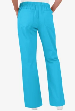 Butter-Soft Core By UA™ Women's 5-Pocket Bootcut Mid Rise Scrub Pants - Petite -Uniform Store PC79N TURQU 4 HV